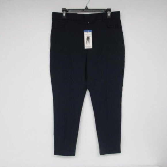 Mario Serrani Women's Pants Large, Blue NEW - Picture 2 of 3